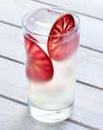 Dehydrated Blood Orange Cocktail Garnishes in Tequila and Mezcal Cocktail