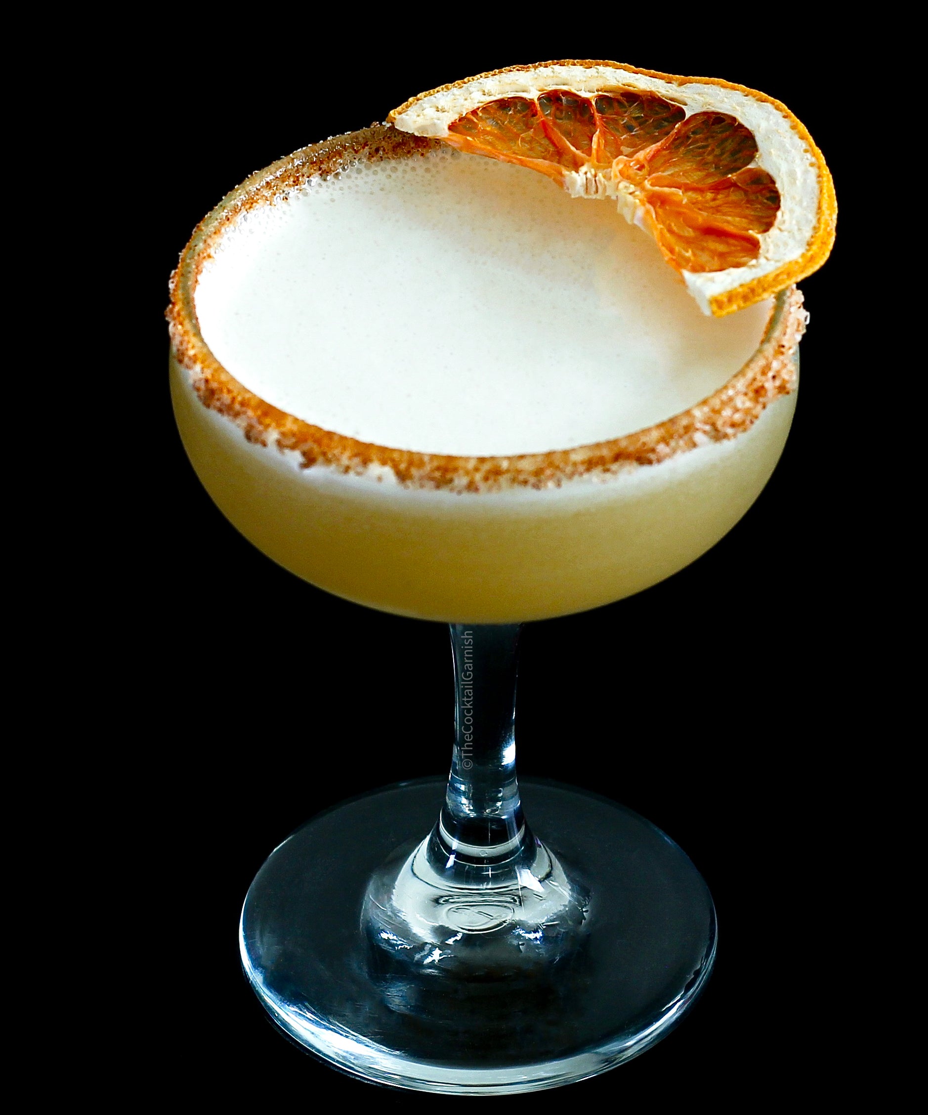 dehydrated grapefruit cocktail garnish